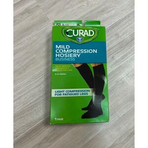 CURAD Mild Compression Hosiery Business Black Light Compression socks
